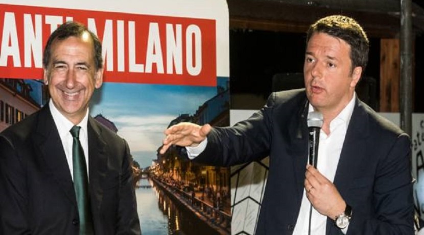 Sala non funziona, Renzi la butta in politica per non perdere Milano