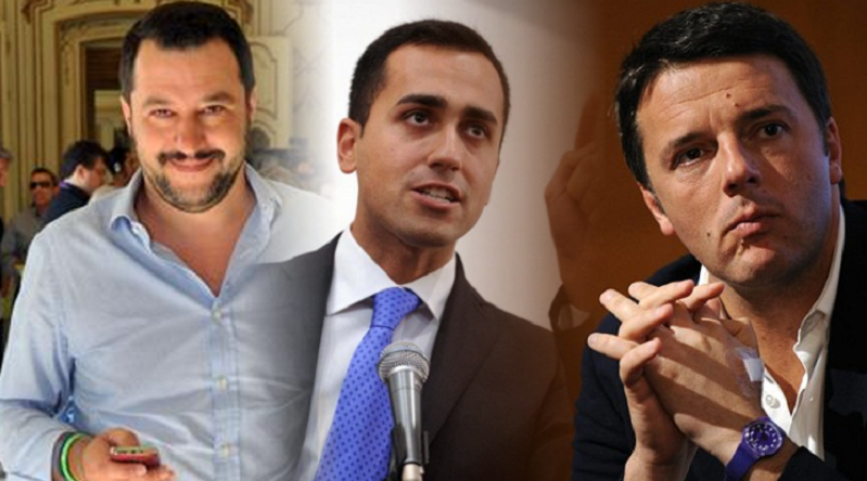 Risultati immagini per Di Maio, Salvini, Renzi immagini