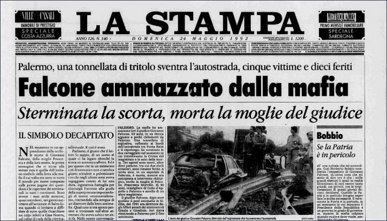 "23 maggio 1992" Nell’anniversario della strage di Capaci, una breve