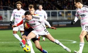 Lecce-Juventus 0-3 doppietta di Vlahovic 