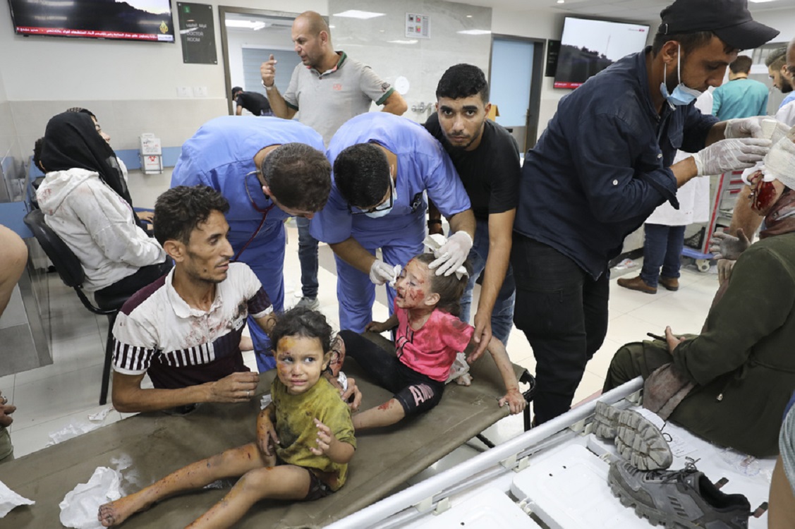 MilanoPost Bambini palestinesi feriti