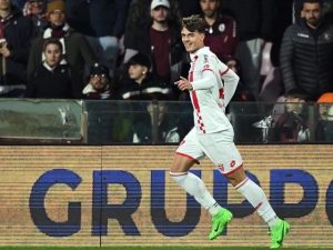 Salernitana - Monza 0-2 gol di Maldini