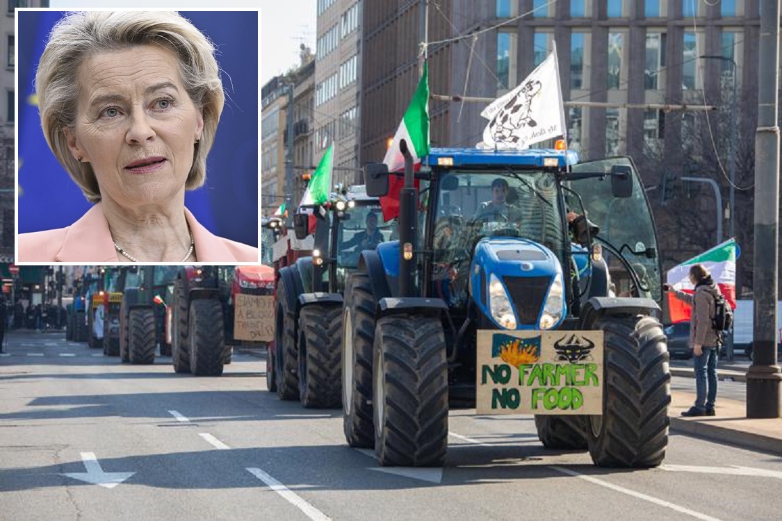MilanoPost Von Der Leyen-agricoltori