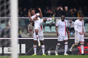 Verona-Milan 1-3 gol di Chukwueze