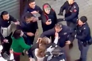 aggressione polizia al Corvetto