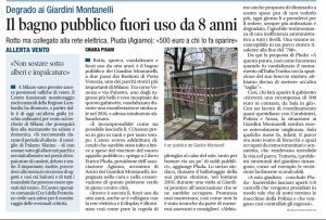 bagno pubblico fuori uso