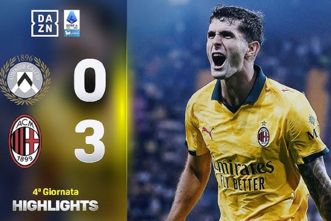 Milan Udine partita