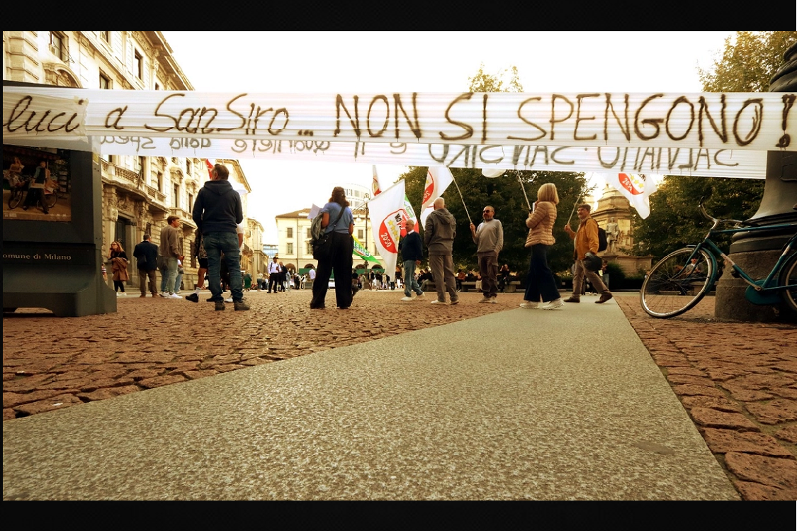 proteste per stadio Meazza