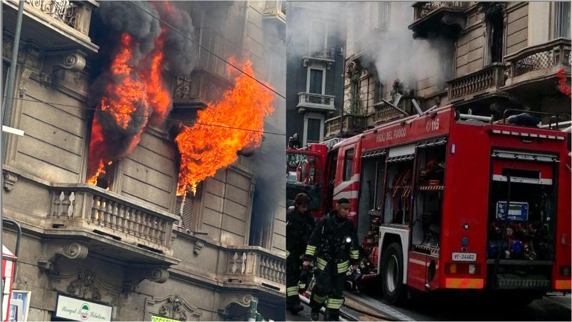 Incendi a Milano