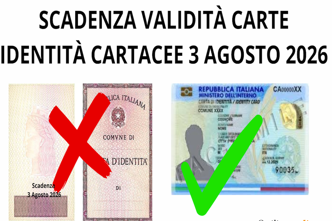 Scadenza Carte d'Identità cartacee