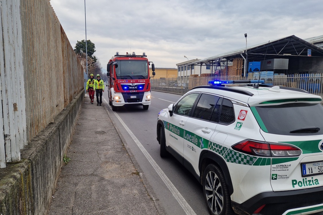 Arcore incidente sul lavoro