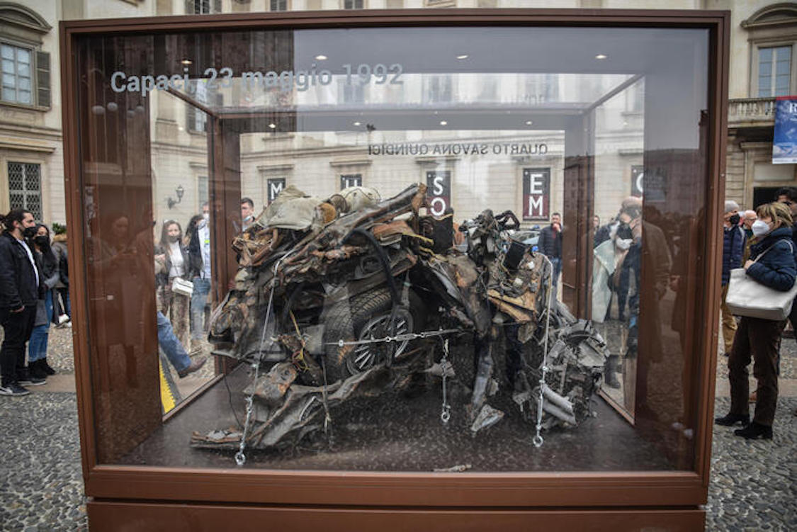 Auto di falcone colonne san lorenzo